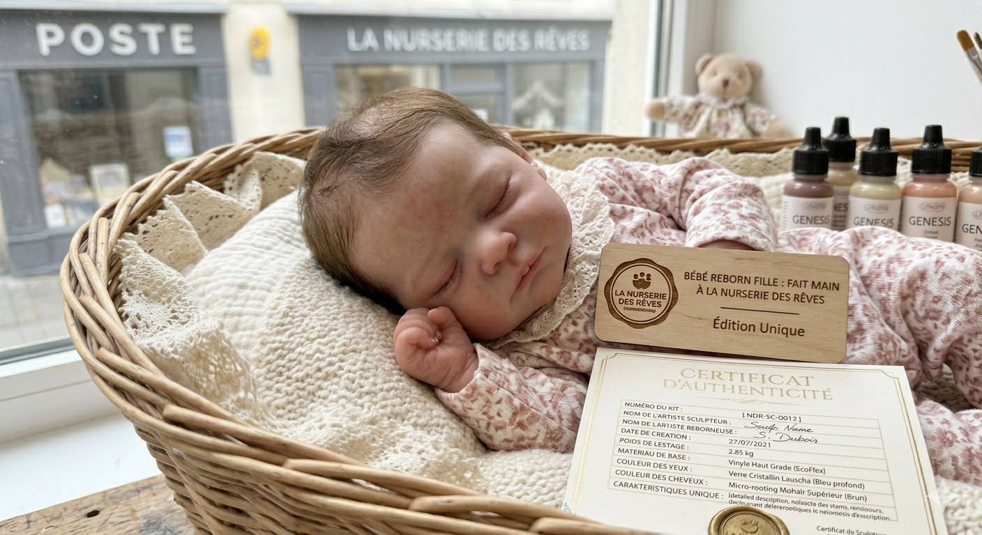 bébé reborn fille réaliste fait main